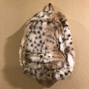 New Faux Fur Backpack